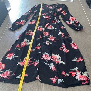 Flower print kimono style